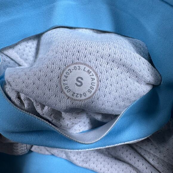 Lululemon Fast Free Lined Short 6" Light Blue Men's Size Small EUC - Picture 3 of 6